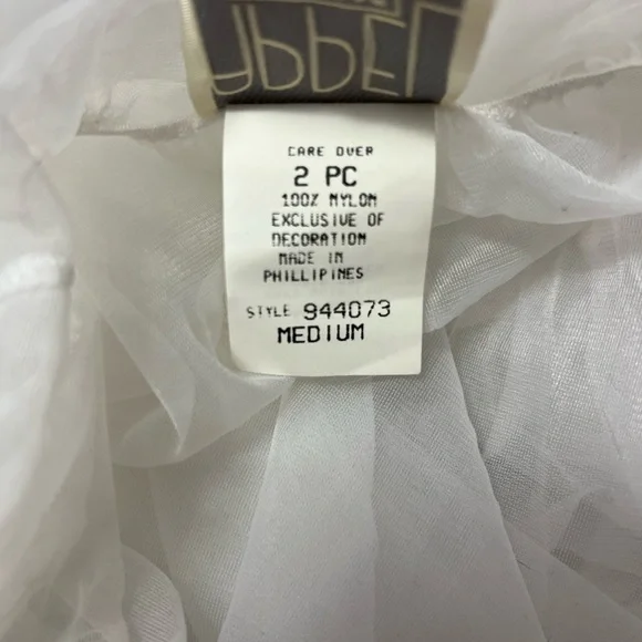 Vintage Appel Nightgown Robe Full Length Set Medium Sheer Beaded Lace White - Picture 11 of 11